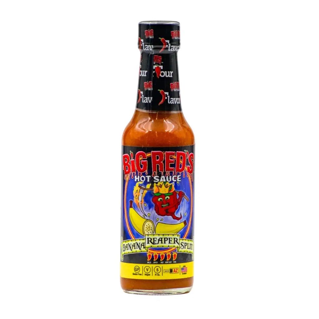 Banana Reaper Split Hot Sauce - Big Reds Hot Sauce 🌶️🌶️🌶️🌶️