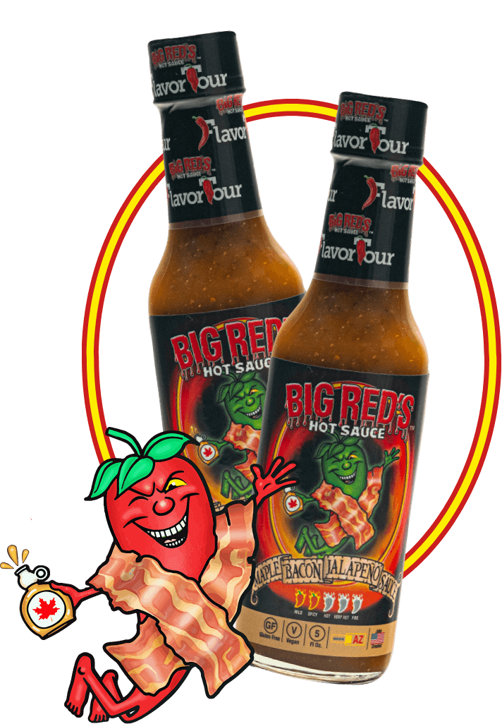 Maple Bacon Jalapeno - Big Red's Hot Sauce 🌶️🌶️
