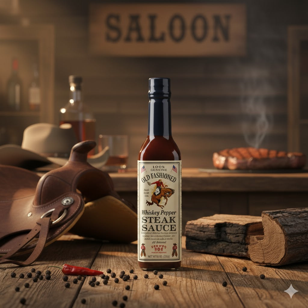 Whiskey Pepper Steak Sauce - Shemps